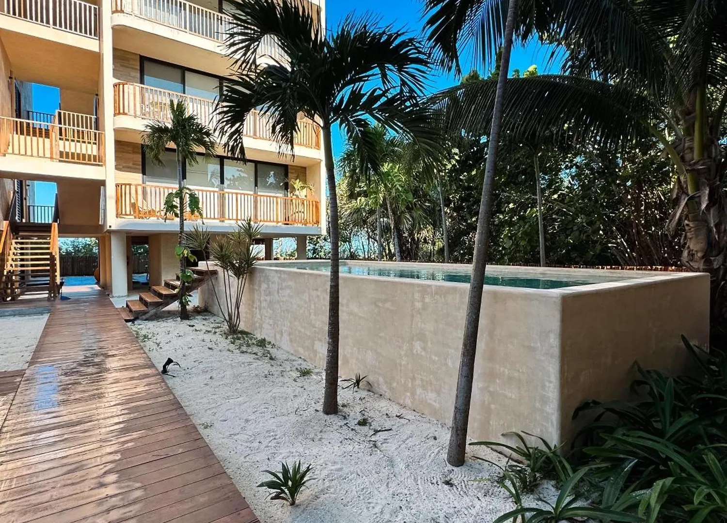 Sunset 2Br Apartment Steps From The Beach With Ocean View Isla Holbox 0*,